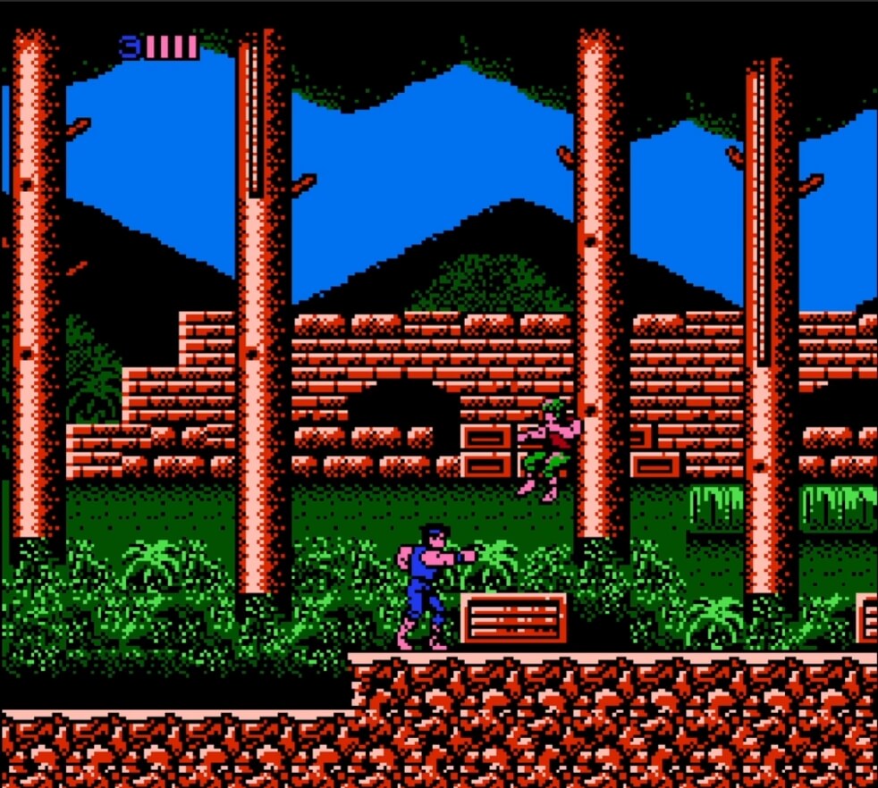 CrossFire - геймплей игры Dendy\NES